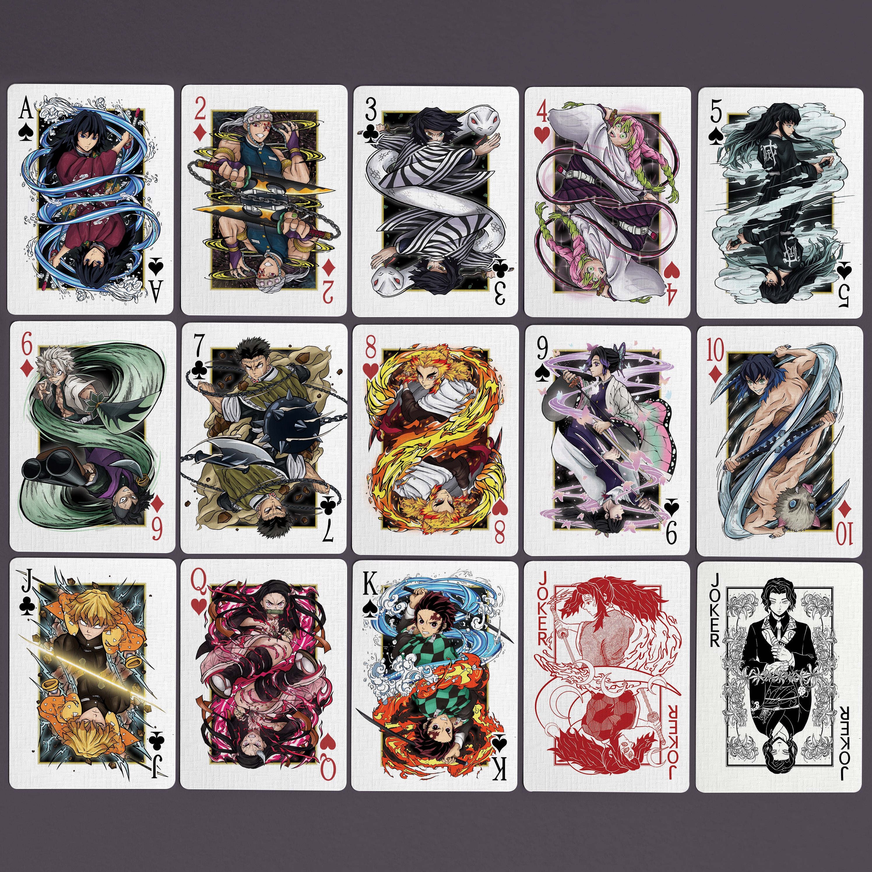 D3M0N SL4Y3R Playing Cards