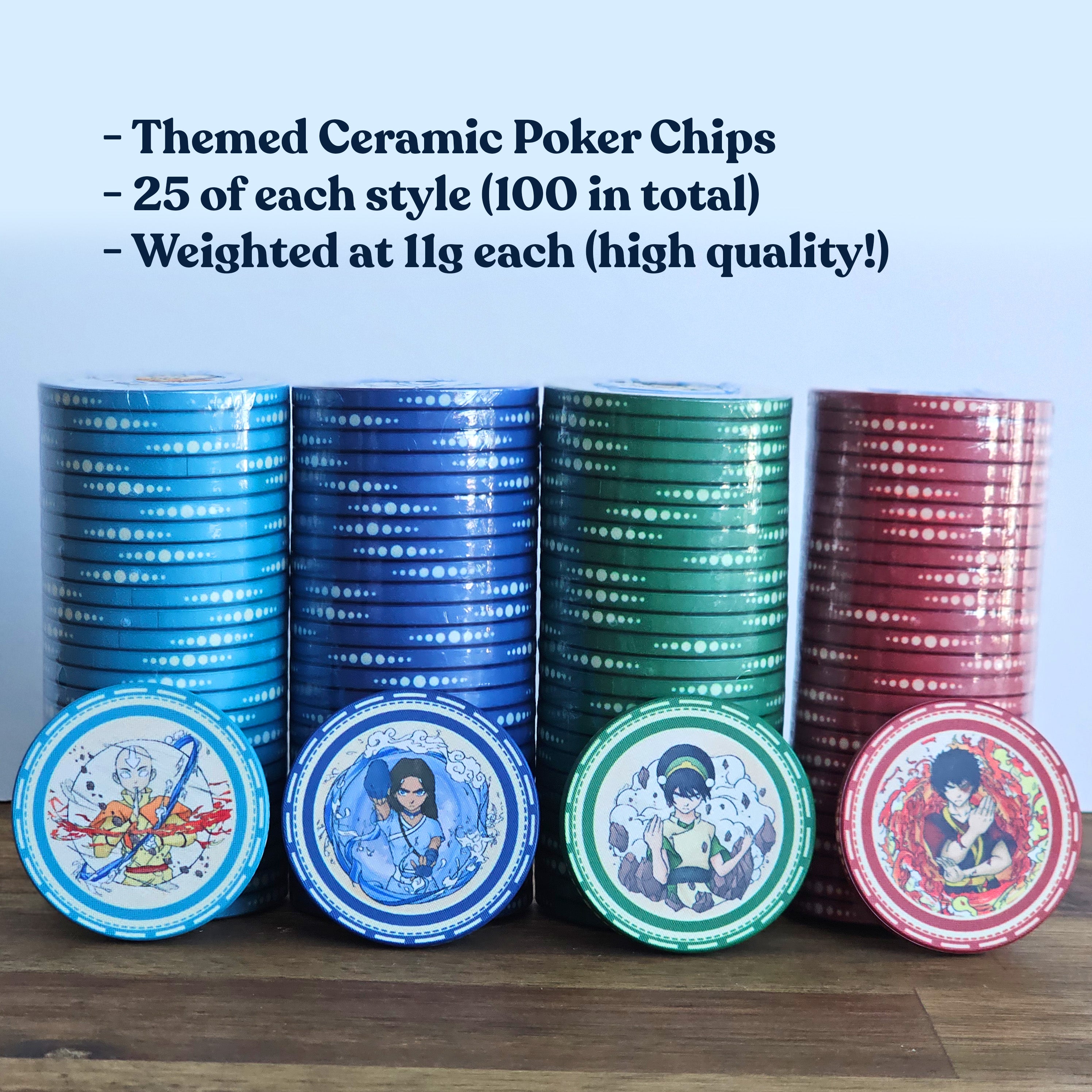 AV4T4R:TLA 100 Chip Poker Set