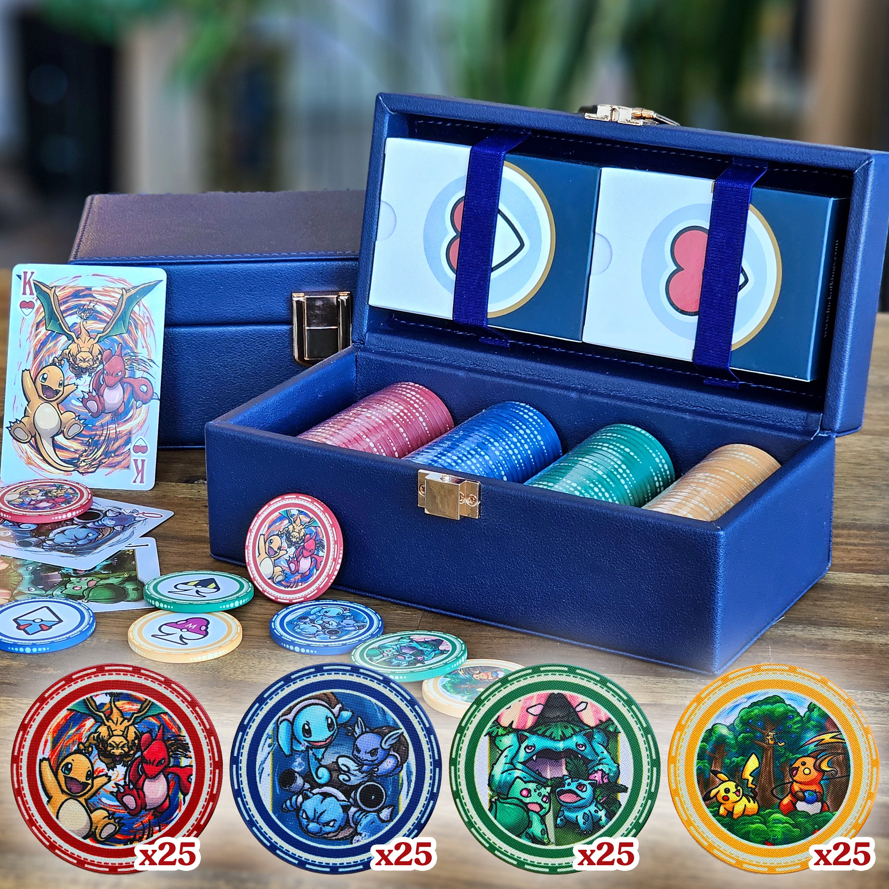 POKER:Mon 100 Chip Poker Set