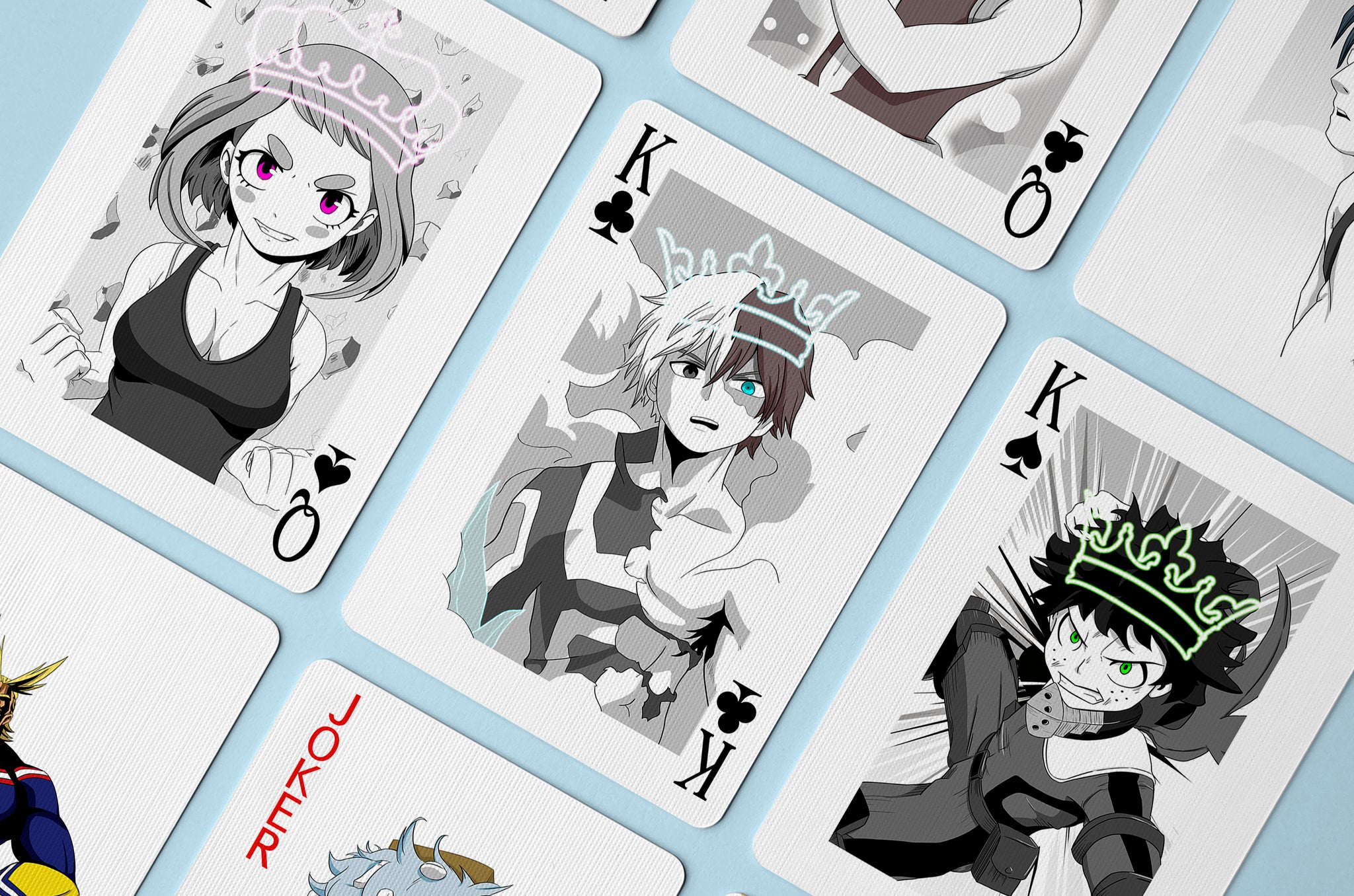 Anime girl Samurai Playing Cards | Zazzle